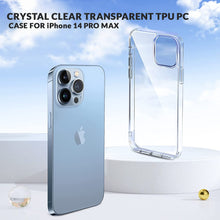 Crystal Clear Transparent TPU PC Case for iPhone 14 Pro Max