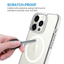 Crystal Clear Transparent TPU PC Case for iPhone 14 Pro Max with MagSafe